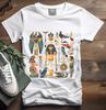 Egyptian T-shirt Tee, Hieroglyphs Shirt, Goddess Tshirt, Ancient Mystery Top,