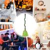 1-4PCS Halloween Magic Broom with Sound and Touch Activation Animated Light Up Moving Dancing Broomstick for Haunted Decoration
