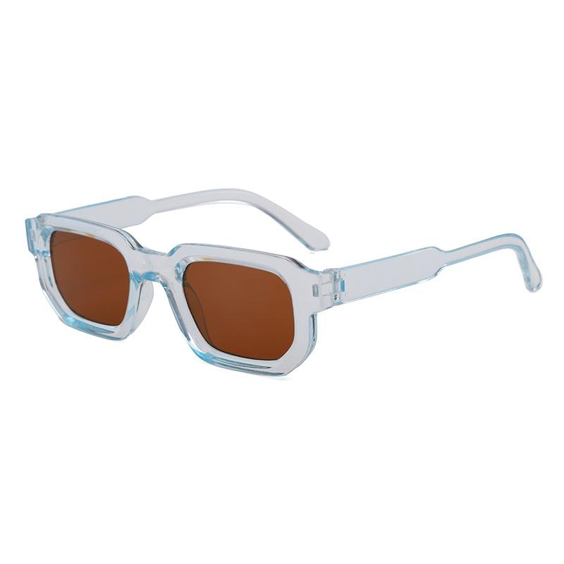 Nuevas Gafas de Sol Rectangulares Mujer Hombre Marca Lujosa Diseñador Casual Gafas de Sol Femenino Masculino Plástico Personalidad Gafas de Exterior