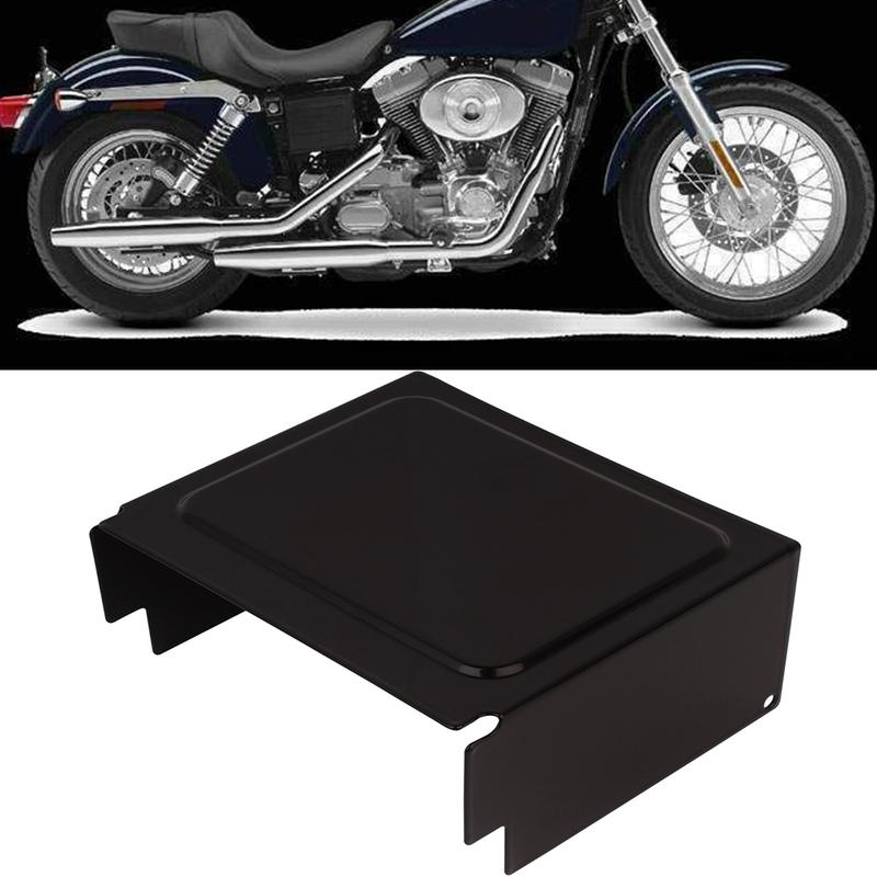 Motorcycle Light Black Battery Side Cover For Harley Sportster 883 1200  XL 1997-2003 Dyna Low Rider Super Glide 1997-2005