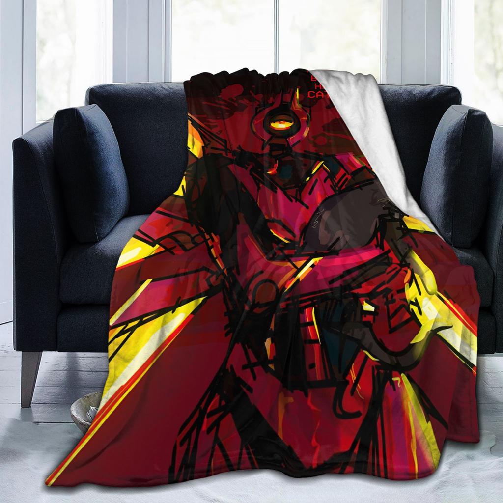 Ultrakill V1 V2 Shooting Game Blanket Coral Fleece Plush Autumn Winter Hell Is Full Multifunction Ultra-Soft Throw Blanket Home