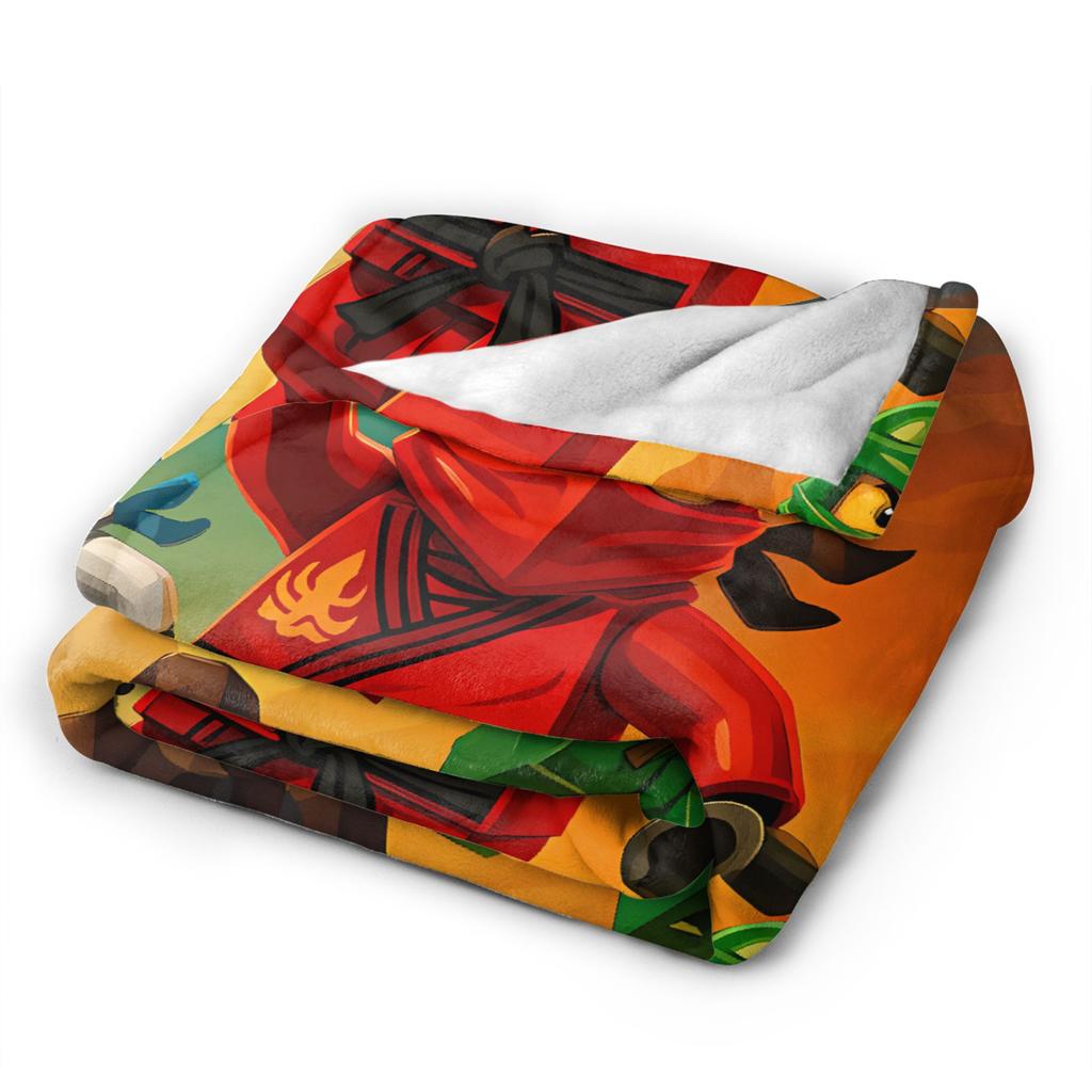 N-Ninjagos Blanket Super Soft Print Plush Throw Blanket For Boy Girl Outdoor Flannel Bedspread Bed Cover