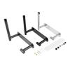 Double Post Pivoting Toilet Paper Holder Stainless Steel Wall Mounted Toilet Paper Dispenser Bathroom Kitchen Tissue Roll Holder