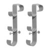Pool Pole Hook Pool Skimmer Net Holder 3-Hook Pool Pole Hanger Pool Accessories Holder for Above Ground Pools Pool Brush Water Pipe