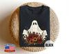 Floral Ghost Shirt, Halloween Ghost Tee, Spooky Floral Shirt, Cute Ghost Shirt,