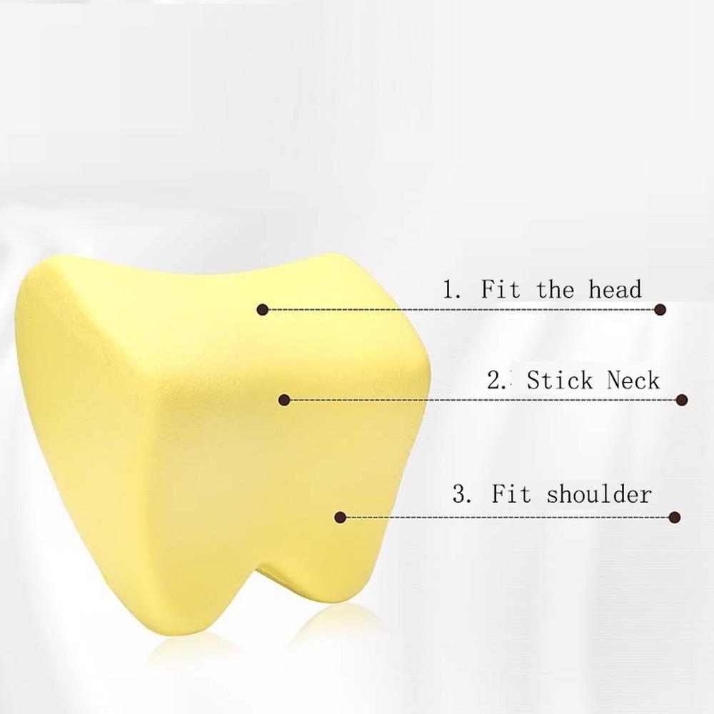 Car Memory Cotton Neck Headrest Car Accessories Cushion Auto Seat Head Support Neck Protector Automobiles Seat Neck Rest