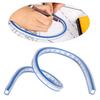 Double Side Plastic Metric Ruler Bendable Soft Measuring Tool Durable Flexible Curve Ruler  Drawing