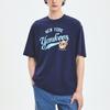 New MLB T Shirts Unisex Marine Blue 3ATSE0253-50NYS
