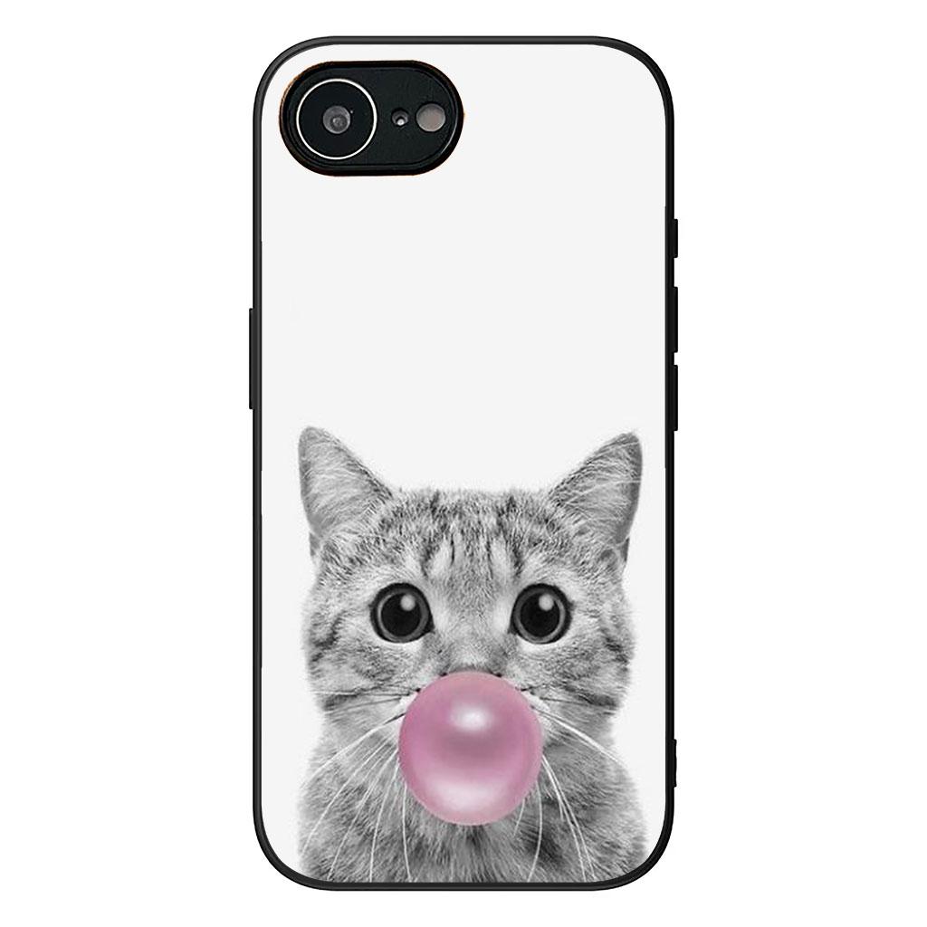 Cover for Samsung Galaxy A25 A37 A57 A12 A14 A31 A41 A50 A51 A70 A71 A72 A21S A04 M15 Note 20 9 8 10 Phone Case Cat Meow Cute