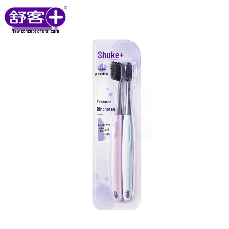 

Shuke Charcoal Energy Soft Bristle Toothbrush (2-Pack)