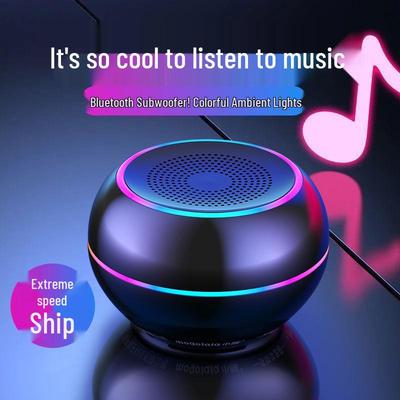Bluetooth Subwoofer Speaker: Compact, Heavy Bass, High Volume, Card Player, New Model