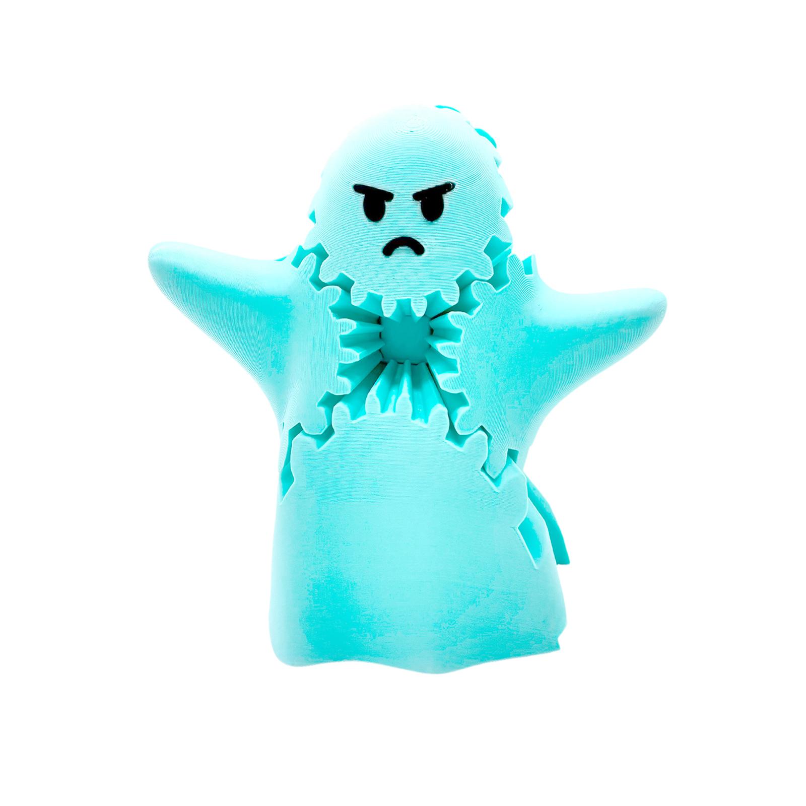 

Милые маленькие привидения, напечатанные на 3D-принтере, шестеренки, настольные украшения One Size