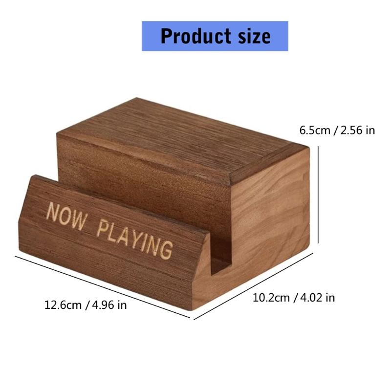 Scaffale in Legno Massello per CD e DVD Stand Compatto Espositore per Vinili Organizzatori per Decorazione Domestica e Appassionati di Musica