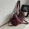 Faux Leather Tote Bag for Women Fashion Shoulder Handbag with Zipper Pockets and Adjustable Strap