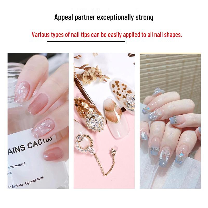 Clear Jelly Gel Double-Sided Nail Tape - High Adhesion, No Trace, Removable