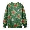 Men's Round Neck Fleece-Lined Thick Warm Sweatshirt