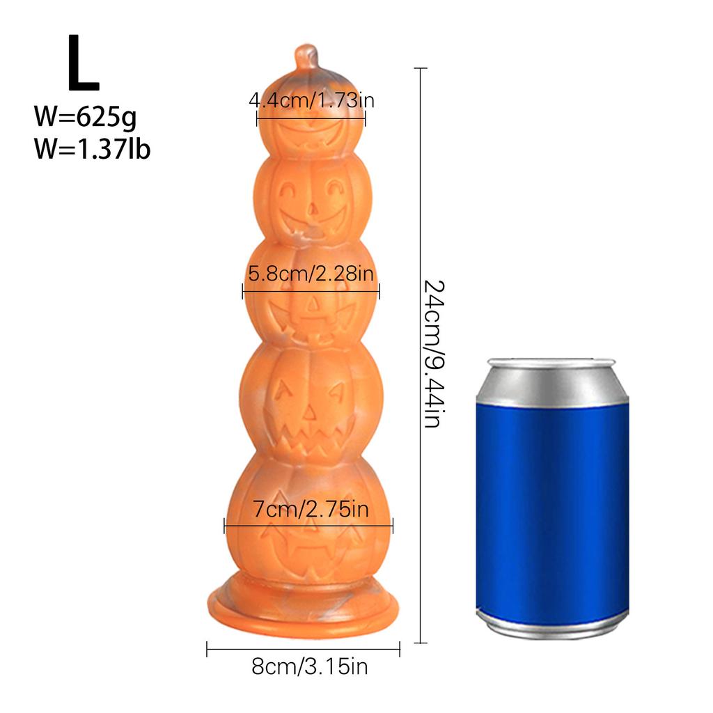 Halloween Pumpkin Skull Butt Plug Special-Shaped Alternative Back Court Men and Women Masturbation Climax Sex Toys