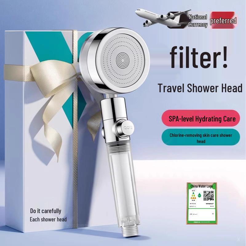 Thailand Portable Filtered Shower Head for Travel and Skin Beautification