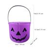 Halloween Trick or Treat Bucket Party Supplies Lightweight Children with Handle Container Candy Bucket Holder Halloween Gift