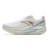 Anta Cómodas Versátiles Amortiguadoras Transpirables Zapatillas Casuales de Running de Caña Baja Zapatillas de Mujer Blanco Papel Azul Ming 122535562-1