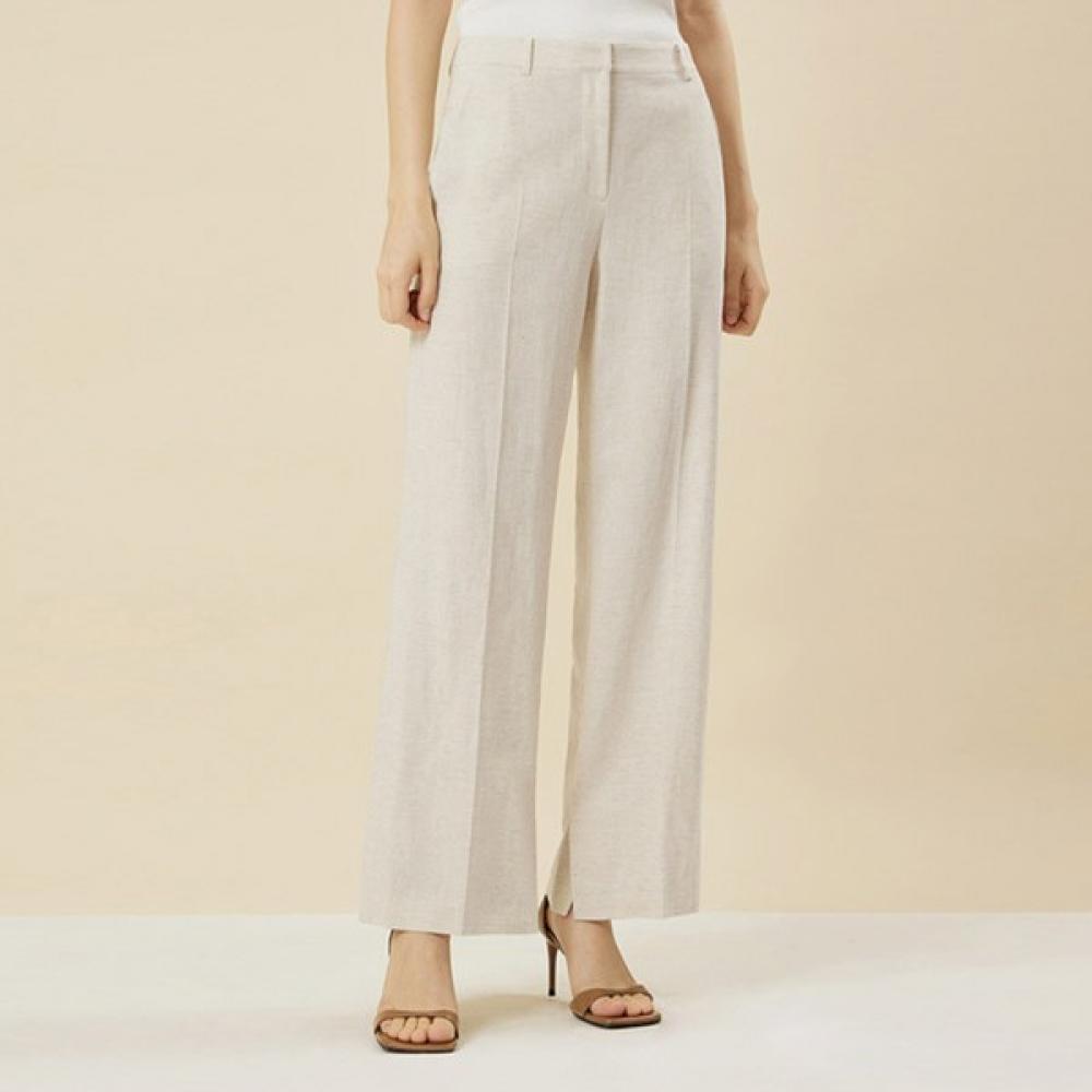 

She S miSS Linen Blend Slit pantS SwwSln21740 beige/55
