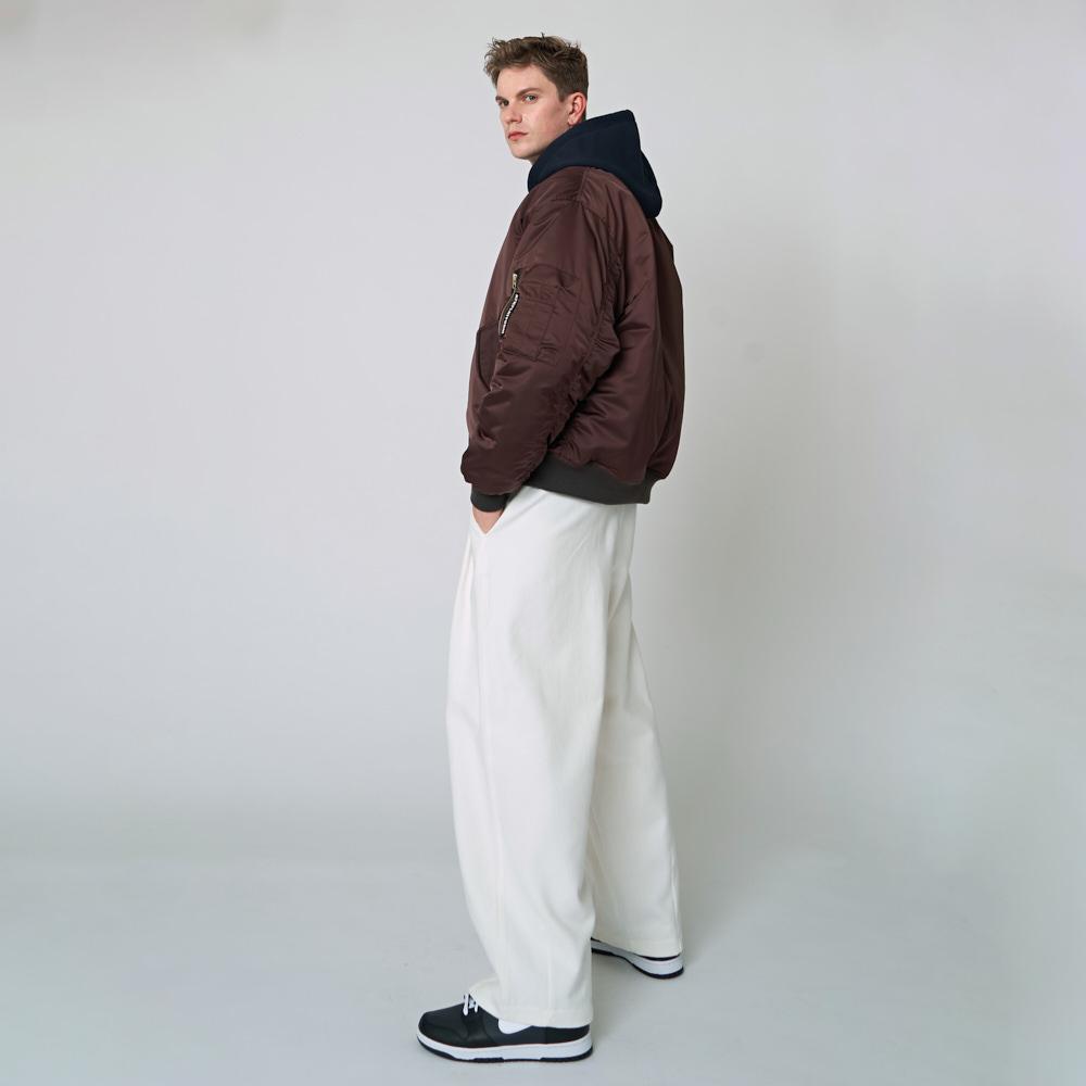 ATHPLATFORM Au22Pt08 Slung Pants_Ivory