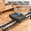 Rowing Machine,16-Level Resistance,With Digital Display,XL Soft Seat,Indoor Silent Rowing Machine Black QK530