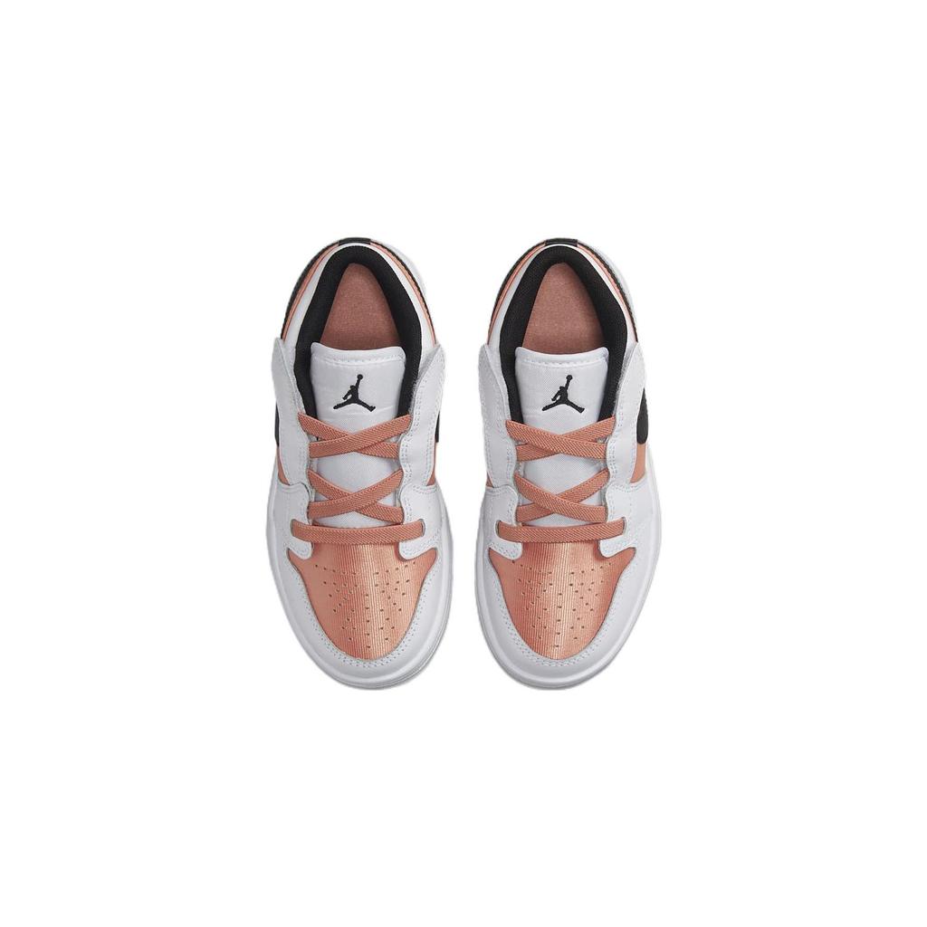Jordan Air Jordan 1 Low ALT Vintage Low top Children's Basketball Shoes White Pink Black Children Aged 3 7 Years Old DM8966-801