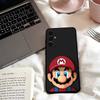 Games M-Mario Cartoon Phone Case For Samsung S25,S24,S21,S22,S23,S30,Ultra,S20,Plus,Fe,Soft Silicone Black Cover