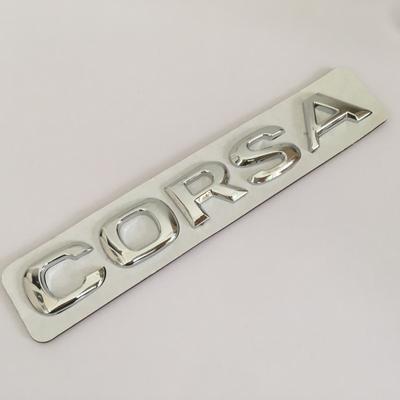 1pcs ABS High Quality for CORSA Car Emblem Fender Side Rear Tail Trunk Decals Badge Sticker Decal Styling Auto Accessories