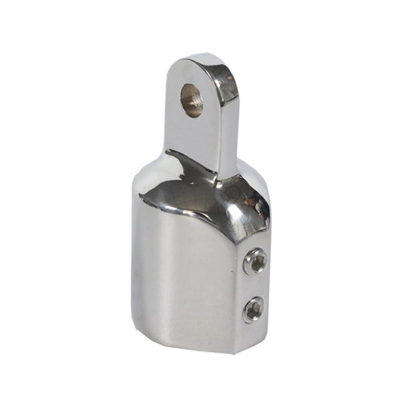 Double screw/Single Screw Stainless Bimini Top Eye End Cap For 20/22/25/30/32mm Pipe Marine Boat Yacht