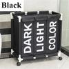 3-in-1 Large Foldable Cart Dirty Clothes Washing Hamper Wheeled Laundry Basket