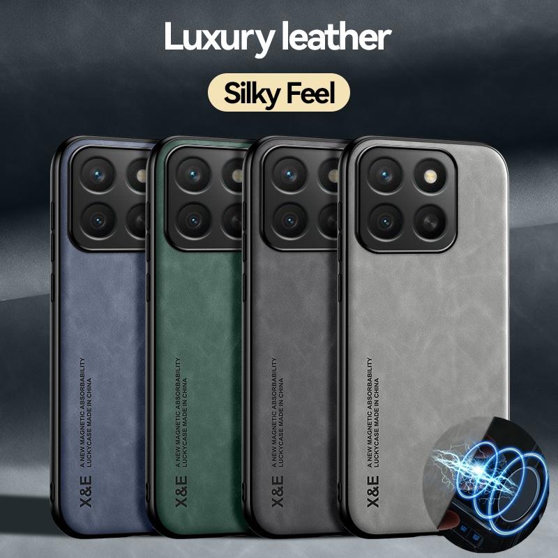 Skin Feeling Magnetic Case for Honor X6c X8c Protective Cover Shockproof Back Shell Coque Funda Capa