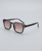 Tukyubeu Modern Crown Panto Sunglasses(Grey)