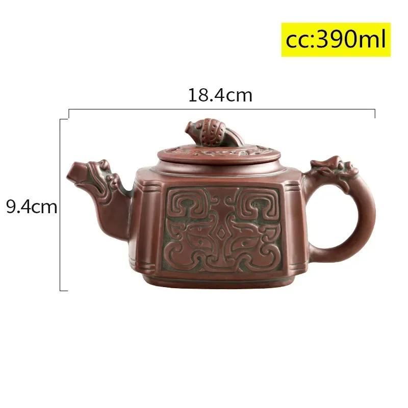 NLSLASI Authentic Yixing Teapot Tea Pot Raw Ore Custom Gift Purple Clay Tea Set Kettle Chinese Tea Ceremony Etiquette Teapot