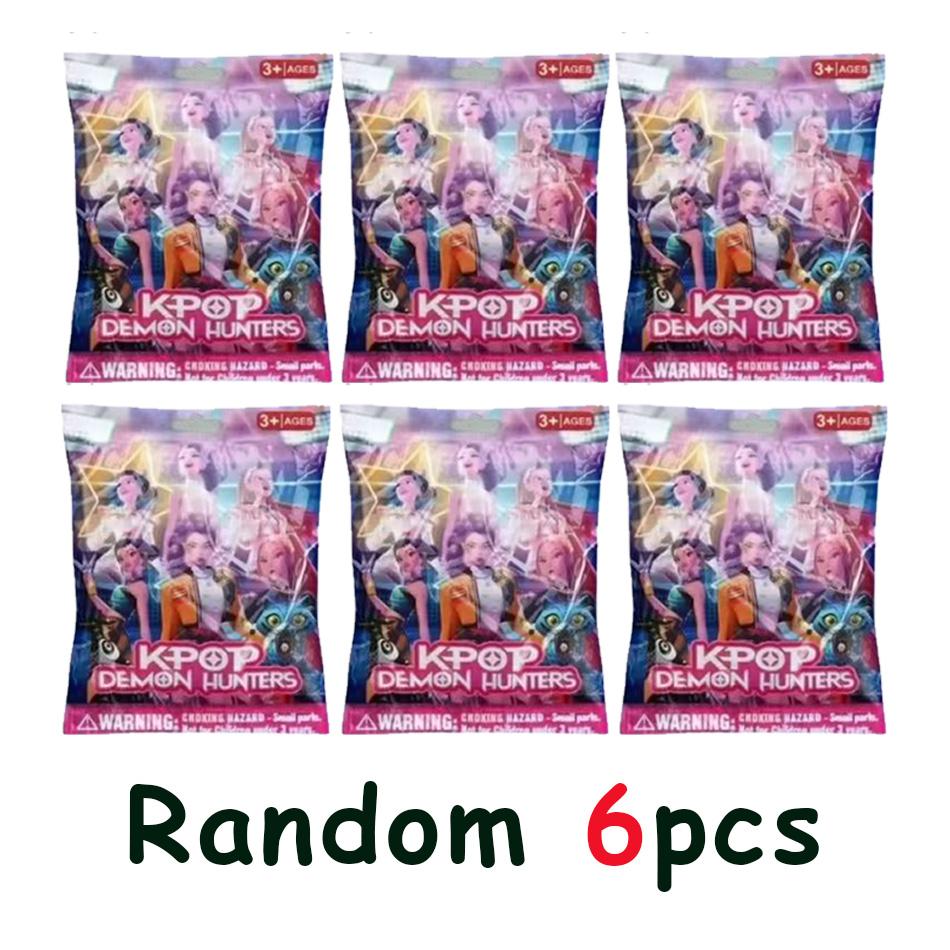 24pcs K-Pop Demon Hunters Blind Box Anime Figure Rumi Mira Zoey Sussy Dolls Blind Bag Mystery Box Decoration Kids Christmas Gift