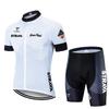 Mens Cycling Jersey Shorts Set Breathable Bike Apparel Road Outdoor Sports