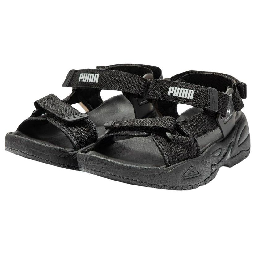 Puma Traek Lite Sandal Black Unisex Sneakers Silver 389075-01