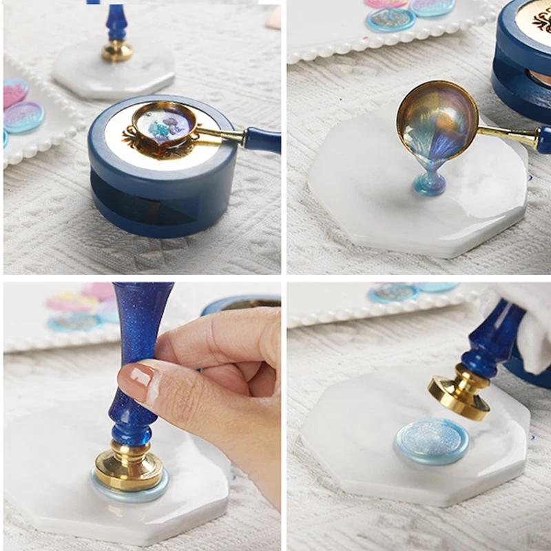 Wax Seal Stamp Retro Musical Instruments Art Vocal Pattern Stamp Replace Head DIY Scrapbooking Vintage Wedding Invitation Cards