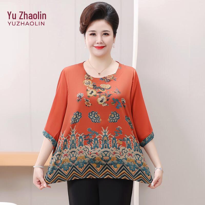 YUZHAOLIN Women s Plus Size Summer Short Sleeve T-Shirt 6XL