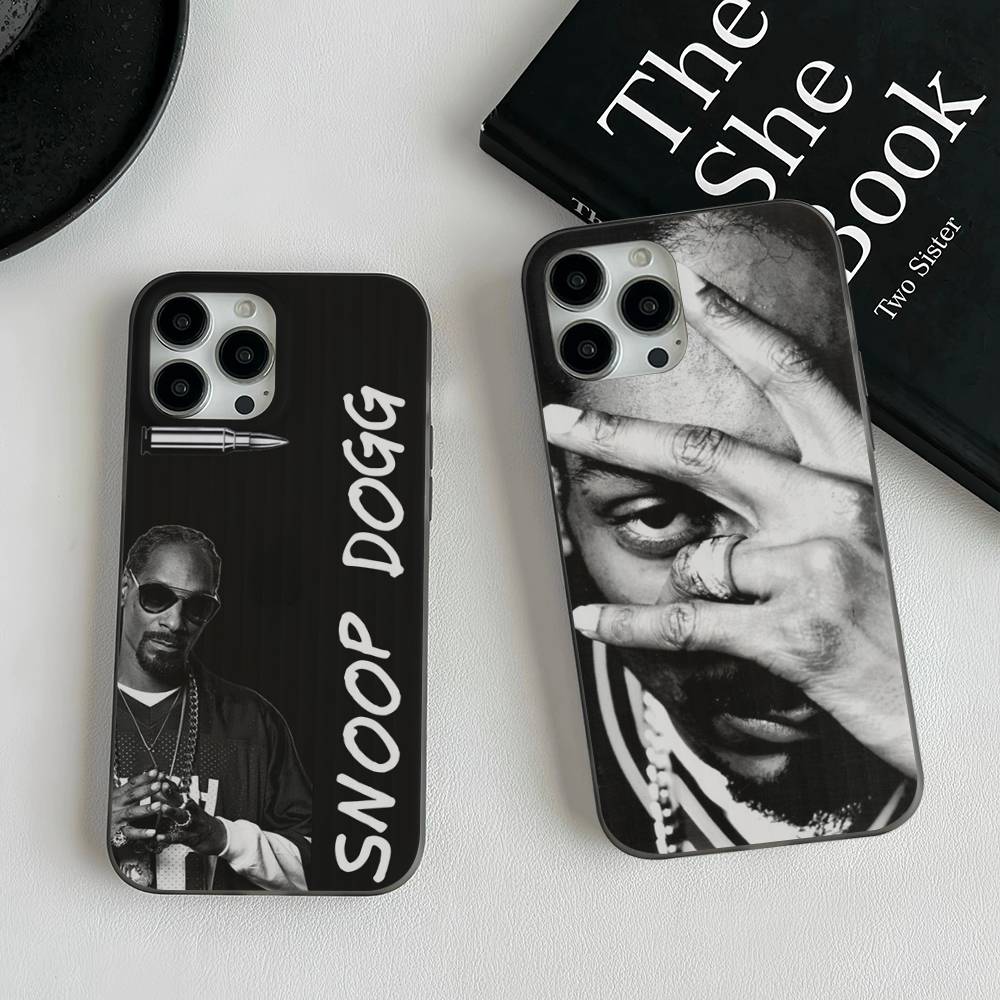 S-Snoop Singer Dogg Phone Case For IPhone 11 12 13 14 15 16 17 Pro Max PLUS Pro Wave Corrugated Silicone Case