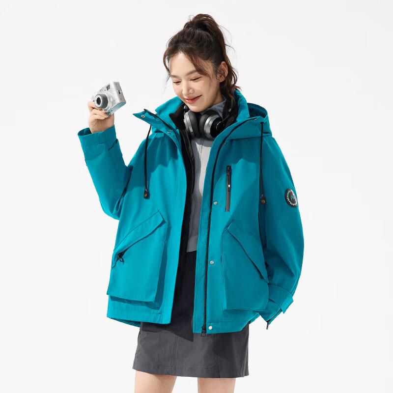 

Женский короткий пуховик YAYA 2025 из двух частей L