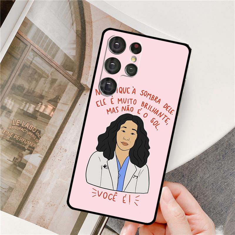 Greys Anatomy Hülle für Samsung Galaxy S23 S21 S22 Ultra Note 20 S8 S9 S10 Note 10 Plus S20 FE Handyhülle