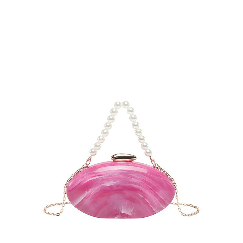 

Acrylic Box Shell Dinner Bag Women s Handheld Shoulder Bag Cross-Border Style Pure Color Spring 2026 Fashion Trend Hard Shell