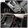 Car Window Glass Lift / Gear Shift Panel / Water Cup Frame Cover Trim Stainless Steel Accessories For Mazda CX-5 CX5 2017 - 2024