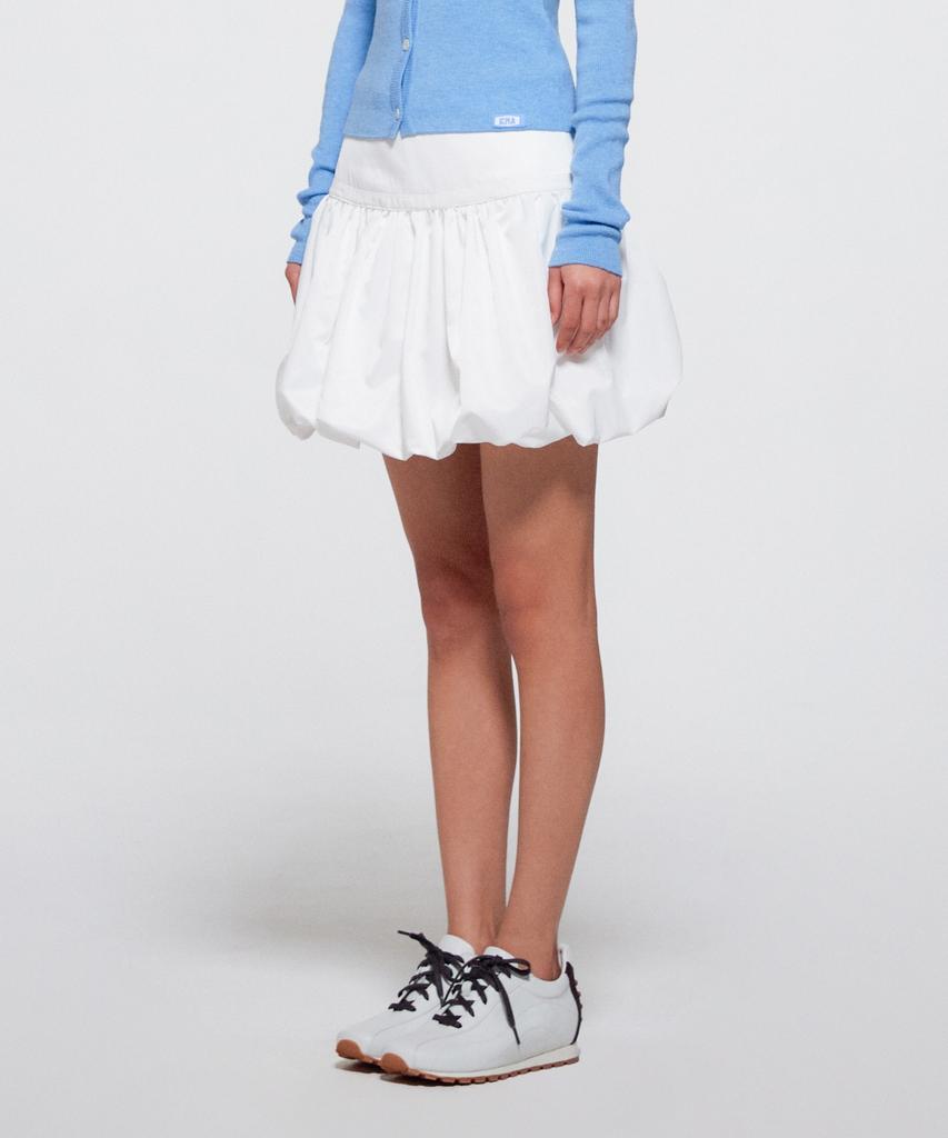 ERA Waist Volume Skirt - White