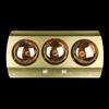 Gold Light Bulb Bathroom Heater - Warm Ceiling Fixture for Home