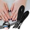 Slanted Nail Clippers Wide Jaw Opening Anti-Splash Slanted Nail Clipper Hard Nails Curved Blade Manicure Tools