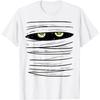 Mummy Wrap Eyes Costume Funny Scary Halloween Men Women Kids T-Shirt(1)