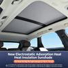 Car Sunroof Insulation Roof Visor For Volkswagen VW Tiguan 5N 2010~2017 16 Anti-UV Electrostatic Adsorption Sky Curtain Sunshade